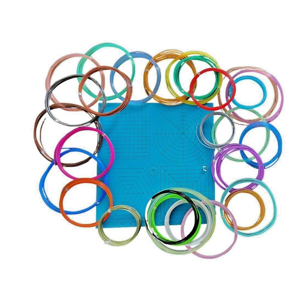 3D Pen PLA Filament Refills‎ and Silicon Mat